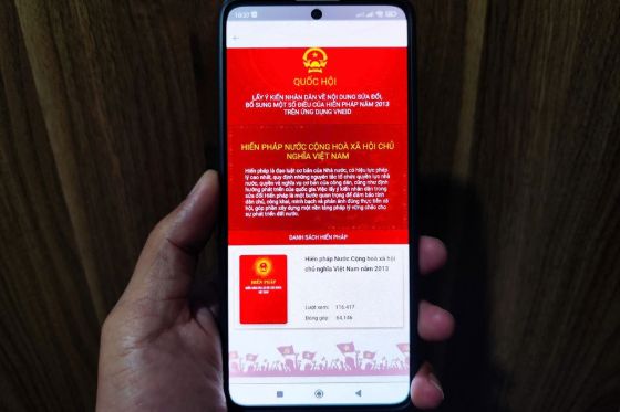 Ảnh của Tiếp nhận ý kiến về sửa đổi Hiến pháp năm 2013 trước ngày 23/5